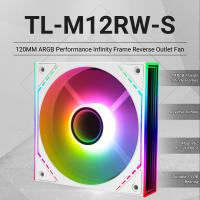 ราคา Thermalright 120mm Case Fan TL M12 S CPU Cooling Fan ARGB 120mm Slient Balance Fan Reverse Airflow Fan Infinity Mirror ARGB (24844175275)