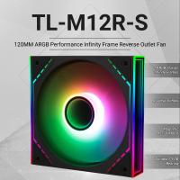 ราคา Thermalright 120mm Case Fan TL M12 S CPU Cooling Fan ARGB 120mm Slient Balance Fan Reverse Airflow Fan Infinity Mirror ARGB (24844175276)