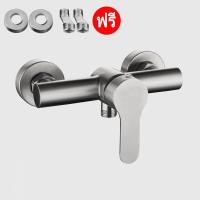 ราคา Braun Mall 304 สแตนเลส ก๊อกน้ำอาบน้ำ วาล์วผสมน้ำร้อนและเย็น ปกปิดก๊อกน้ำแบบสองแบบ เครื่องทำน้ำอุ่น อ่างอาบน้ำ ชุดฝักบัว ก๊อกน้ำอาบน้ำ (23336207126)