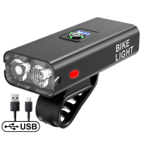 ราคา AUTO 8 ไฟจักรยาน LED 1000 Lumens ชาร์จ ไฟติดรถจักรยาน USB สําหรับติดด้านหน้ารถจักรยาน Usb Bike Bicycle Lights LED USB Rechargeable (24826357696)