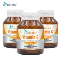 ราคา แพ็ค 3 ขวด วิตามินซี1000 ไบโอเธนทิค Vitamin C 1000 mg Biothentic วิตามินซี 1000 มก VitC ซิตรัส Citrus วิตซี1000 วิตซี (25364233258)