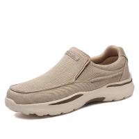 ราคา Skechers สเก็ตเชอร์ส รองเท้าผู้ชาย Men SKECHERS USA Garza Conlen Shoes 202571 OLV NEW Plus size eu39 48 Mens walking shoes Air Cooled Memory Foam Classic Fit Goga Mat Arch (23497650942)