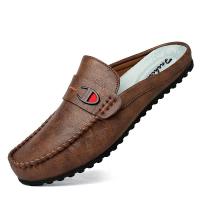 ราคา รองเท้าหนังผู้ชายเปิดส้น รองเท้าหนังผู้ชายเปิดส้นแฟชั่น รองเท้าโลฟเฟอร์ผู้ชายเปิดส้น (21616627190)