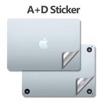 ราคา Sky Blue Body Skin for MacBook Air 13 15 Inch 2025 Compatible with M2 M3 M4 Models Anti Scratch Sticker for Midnight Space Gray Silver (24178832073)