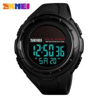 ราคา SKMEI นาฬิกาสปอร์ตแฟชั่นสำหรับผู้ชายนาฬิกาหรู LED อิเล็กทรอนิกส์ดิจิตอลโครโนกราฟสำหรับผู้ชายนาฬิกาทหารกันน้ำลำลองนาฬิกาอเนกประสงค์1405 (23845308633)