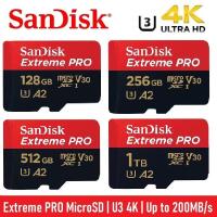 ราคา SanDisk Extreme โปร128GB 2TB สูงสุด200MB S ไมโครเอสดีไมโครเอสดีกล้องแอคชั่น GoPro กล้องการ์ดความจำ (25398634451)
