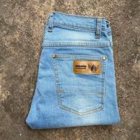 ราคา กางเกงยีนส์ชาย Winsman กางเกงยีนส์ขายาวทรงเดฟผ้ายืด กางเกงยีนส์ชายทรงขาเดฟสกินนี่ผ้ายืด (7119504312)