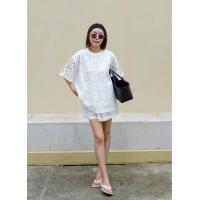 ราคา Maynita Lace shirt shorts set เซ็ตเสื้อกางเกงขาสั้นผ้าลูกไม้ (25095947363)