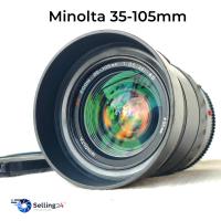 ราคา เลนส์ออโต้ ยี่ห้อ Minolta AF 35 105mm f 3 5 4 5 22 AF Zoom Lens Mount A หน้าเลนส์ 55 มม Hood (23890155344)