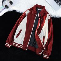 ราคา เสื้อแจ็คเก็ตเบสบอลคอตตอนสีแดงสำหรับผู้ชาย ดีไซน์ฮิปฮอปอเมริกันย้อนยุค สวมใส่สบาย เสื้อโค้ทแบบสวมหัว (23321690490)