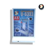 ราคา มีไฟLED ป้ายตั้งโต๊ะ ป้ายอะคริลิค A4 A5 ตั้งหน้าร้าน โชว์เมนู ร้านไม่มืด มีแบตชาร์จ สาย ในตัว type C เกรดAAA (23213321628)