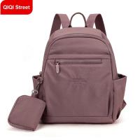 ราคา กระเป๋ากระเป๋าเดินทางผู้หญิงคลาสสิกใหม่กระเป๋าเป้สะพายหลังหลายช่องแบบลำลองสำหรับผ้าไนล่อนกันน้ำ (24883898641)