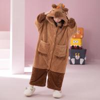 ราคา ชุดนอนเด็ก Capybara ชุดนอนมีฮู้ดลายการ์ตูนสำหรับใส่ในบ้านชุดนอนชุดนอนหมีแพนด้าเด็กหญิงเด็กชายชุดนอนเด็กรองเท้าแตะผ้ากำมะหยี่ผ้าคอตตอนรองเท้าใส่อยู่บ้าน (23555838373)