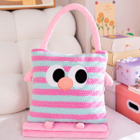 ราคา หมอนผ้าห่ม 2in1 หมอนผ้าห่มการ์ตูน หมอนตุ๊กตา หมอนอิง ผ้าห่ม หมอน ผ้าห่มพับได้ หมอนพกพา ของขวัญปีใหม่ (24991817236)