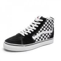 ราคา womens mens summer black hot 2025 Canvas canvas super new trend versatile skateboarding shoes sports leisure student trendy couples high top (24757345049)