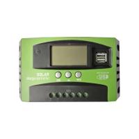 ราคา PWM 100A Solar Charge Controller 12V 24V 48V Dual USB LCD Display High Quality MPPT Solar Panel Charger (23826674483)