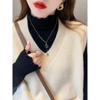 ราคา เสื้อคอเต่าแขนยาวสีเทาขอบลูกไม้ (25380623430)