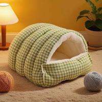 ราคา Jisulife เตียงนอนแมวหนาอุ่นสำหรับฤดูหนาว ที่นอนสัตว์เลี้ยงแบบเนสท์ ถุงนอนเต็นท์ (25481540107)