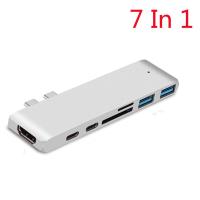 ราคา USB 3 1 Type C Hub for MacBook Pro 14 M3 2023 M2 M1 Adapter to HDMI PD USB C Card Reader for twin adapter Macbook Air 2018 2022 (23472011172)