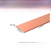 ราคา แผ่นทองแดงบริสุทธิ์สีแดงแท้ T2 แผ่นทองแดงแบนแถบสีม่วง สายดินทองแดง สายไฟทองแดง แผ่นทองแดงแบน แผ่นทองแดงสายแม่เหล็ก (23089325029)