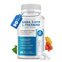 ราคา iMATCHME GABA 750mg L Theanine 100mg 5 HTP 30mg Ashwagandha 100mg อารมณ์สนับสนุนวิตามินสำหรับการนอนหลับผ่อนคลายและสงบ (25283907117)