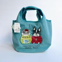 ราคา กระเป๋ากระเป๋าผู้เดินทางแมวปักลาย Kusuguru ของแท้จากญี่ปุ่นกระเป๋าลายการ์ตูนน่ารักถุงหิ้วพิมพ์ลายสไตล์ใหม่กระเป๋าคล้องแขนสบายๆ (24850986405)