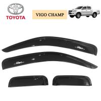ราคา กันสาด Toyota Vigo Champ รุ่น 2ประตู Cab สีดำ (1149834005)