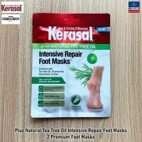 ราคา Kerasal Plus Natural Tea Tree Oil Intensive Repair Foot Masks 2 Premium Foot Masks มาส์กเท้า ซ่อมแซมเท้า เท้าแห้ง ลอก เป็นขุย (20348245398)