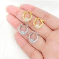 ราคา ต่างหูเงินแท้92 5 ชุบทอง18k ชุบทองคำขาว ลายทรงกระเช้าหัวใจ ฝังเพชรสวิส 4mm น้ำหนัก 2 62 กรัม (24578886913)