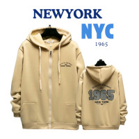 ราคา LIMITED EDITION NYC เสื้อกันหนาว สไตล์เท่ ดูดี แขนยาวมีฮู้ด ผ้านิ่มใส่สบาย มีเก็บเงินปลายทาง (23265059367)