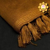 ราคา ผ้าคลุมไหล่พระ ผ้าไหมพรม สีพระราชทาน สีแก่นบวร (7487982063)