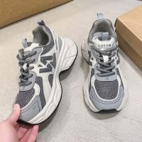 ราคา อุปทานในสต็อก รุ่นQ165 ผ้าตาข่าย รองเท้าวิ่งนักเรียน พื้นหนารองเท้าลำลอง ระบายอากาศได้ รองเท้าผ้าใบผู้หญิง เสริมส้น5ซม สไตล์แฟชั่น (24277560362)