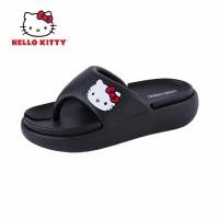 ราคา Hello Kitty รองเท้าลำลองผู้หญิง รองเท้าแตะคิตตี้ รองเท้าแตะคีบ พื้นหนา กันลื่น ยางEVA รุ่นKTP 042 (25295682924)