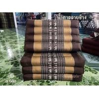 ราคา หมอนอิงสามเหลี่ยม 10 ช่อง 3พับลายขิดยัดนุ่นแท้ (23028549495)