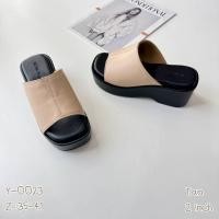 ราคา NIWA SHOES รองเท้าส้นโฟม รองเท้าส้นสูง รองเท้าออกงาน ส้นสูง 2 5 นิ้ว รหัสสินค้า Y 0023 (21489670506)