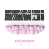 ราคา แผ่นรองข้อมือเมาส์คีย์บอร์ด ซิลิก้าเจล ผ้าไลก้า กันลื่น ลายก้อนเมฆ Mouse Pad แผ่นรองเมาส์สำหรับสำนักงานข้อมือ (23507508686)