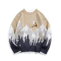 ราคา PannoFluxus เสื้อไหมพรมคริสมาสต์เสื้อไหมพรมถักลายกวางสำหรับคู่รักเสื้อสวมหัวแขนยาวลำลองคอกลมทรงหลวมสำหรับผู้ชาย (25532245618)