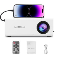 ราคา จัดส่งที่รวดเร็ว YG300 มินิโปรเจ็กเตอร์ Mini 1080 HD Home Leisure Projector HDMI USB Projector (25464057586)