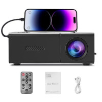 ราคา จัดส่งที่รวดเร็ว YG300 มินิโปรเจ็กเตอร์ Mini 1080 HD Home Leisure Projector HDMI USB Projector (25464057587)