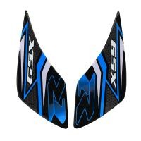 ราคา Suzuki GSXR สติ๊กเกอร์ถังน้ำมันดัดแปลง3D สติกเกอร์ก้างปลาสติกเกอร์ป้องกันการลื่นไถลสติกเกอร์ป้องกันรถจักรยานยนต์สีน้ำเงินและสีดำเหมาะสำหรับ SUZUKI GSX 250R GSX R150 GSX R1000 (17699165730)