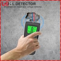 ราคา Metal Wood Studs Detector AC Voltage Live Wire Detect Wall Scanner Black (24458613811)