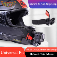 ราคา CCStore V Shape Helmet Chin Mount Holder for GoPro Hero 9 8 7 6 5 SJCAM Xiaomi EKEN Motorcycle Helmet Chin Stand Camera Accessories ที่ติดหมวกกันน๊อค กาว 3M ติดหมวก สำหรับกล้อง Action Camera (24564912