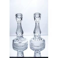 ราคา เชิงเทียนแก้ว เชิงเทียนคู่ลายหนามขนุน ใหญ่ คู่ เชิงเทียน RAFFAEL (844898833)