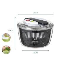 ราคา Mishilei COD ที่ล้างผัก ตะกร้าล้างผัก 2in1 Salad Spinner ล้างแช่ในเครื่องปั่น และสะเด็ดน้ำออกจากผัก สะดวก รวดเร็ว (25260244755)