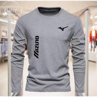 ราคา MIZUNOเสื้อยืดผู้ชายคอกลมแบบสบายเสื้อแขนยาวชายการฝึกอบรมฟิตเนสแขนยาวที่สามารถหายใจได้T Shirt for Men (25273847009)