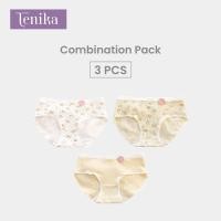 ราคา TENIKA กางเกงชั้นใน ผ้าฝ้ายสไตล์ญี่ปุ่น ลายดอกไม้น่ารัก ผ้าฝ้าย 073 (24476516905)