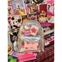 ราคา KYUSHUAD กระเป๋าเป้คิตตี้มินิน่ารักกระเป๋าเป้สะพายหลังดาวสีชมพูหนังอินเทรนด์ และสบาย ๆ (25578606896)