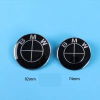 ราคา ตราสัญลักษณ์ฝากระโปรงหน้า 2 ชิ้น ขนาด 74 มม 82 มม โลโก้ฝากระโปรง ตราสัญลักษณ์ท้ายรถ สำหรับ BMW M E90 E46 F10 F30 E39 E36 E46 F20 G20 G30 X3 X5 X1 X2 (24570337199)