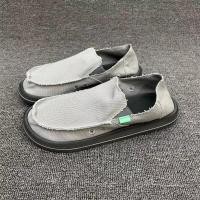 ราคา รองเท้าผ้าใบลำลองชาย รองเท้าผ้าใบสวมใส่สบาย ส้นแบน ทรงสปอร์ต ระบายอากาศได้ดี รองเท้าผ้าใบแบบสวมสบายสำหรับผู้ชาย (22308477359)