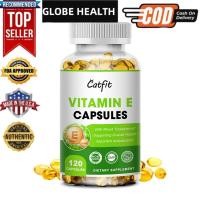 ราคา 120pcs Vitamin E Capsules 400 IU ส่งเสริมสุขภาพผิว Vitamin E 400 IU สารต้านอนุมูลอิสระอันทรงพลัง ควบคุมระบบต่อมไร้ท่อ ปรับปรุงคุณภาพผิว เสริมสร้างภูมิคุ้มกัน (25397045574)